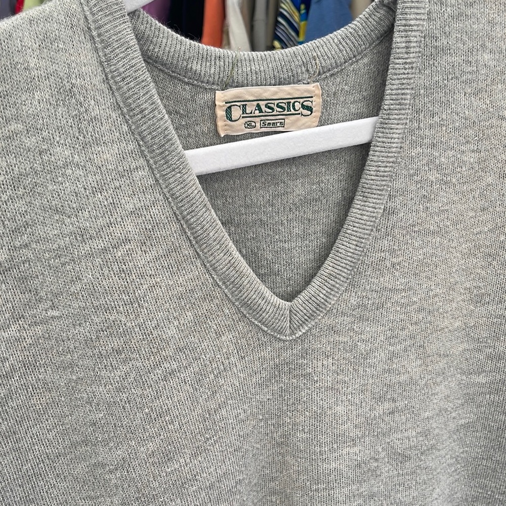 Vintage Means Extra Large Sears Classics Sweater Vest